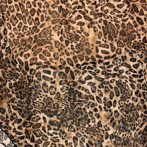 NWT EE:SOME MIDI LEOPARD SKIRT - Picture 4 of 5